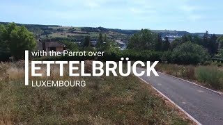 Landscape Drone with the Parrot over Ettelbrück Luxembourg [upl. by Oballa]