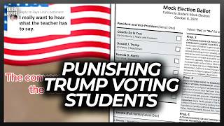 Outraged Parent Confronts Teacher Who Punished Trump Voting Kids in Mock Election [upl. by Ray]