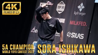 WYYC2023  Sora Ishikawa  5A Final Champion  Film by C3yoyodesign【4K】 BGM  Red  Calliope Mori [upl. by Levana647]