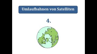 Satellitenbahnen 4 geostationäre Satelliten [upl. by Pippy268]