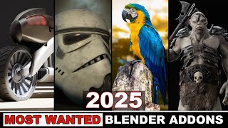 7 INSANE Blender Addons EVERY Artist Needs 2025 UPDATE READY [upl. by Enomar631]