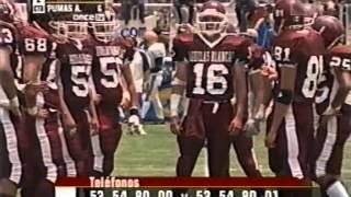 Águilas Blancas IPN vs Pumas Acatlán Liga Mayor 2000 ONEFA 2 [upl. by Mat235]