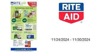 Rite Aid Weekly Ad US  11242024  11302024 [upl. by Laidlaw798]