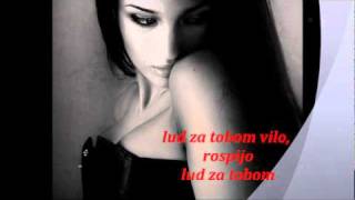 CRVENA JABUKA  Lud za tobom lyrics [upl. by Dlared560]