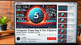 SSC CGL  CHSL  Tier 2 Computer Class  Day 5 Number System Explained  Complete SSC Guide [upl. by Cornela]