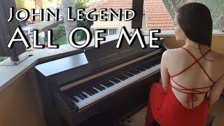 John Legend  All of me  Piano cover by Yuval Salomon [upl. by Eibbed]