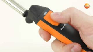 testo Smart Tools Step 4  Carrying out a volume flow measurement [upl. by Haimerej]