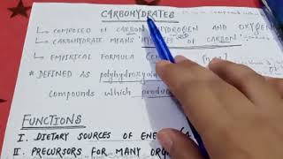 BIOCHEMISTRY CARBOHYDRATES Part1Intro amp function of carbohydrates like 2024 share subscribe [upl. by Jala486]