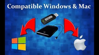 Rendre un Disque Dur  Clé USB compatible Mac et Windows  Tuto [upl. by Oakes]