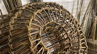 Making a Guernsey Willow Crab Pot with Max Gaudion [upl. by Enyamart]