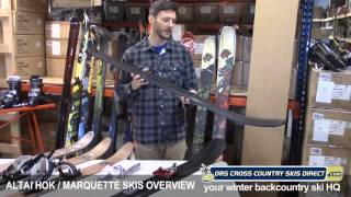 Altai Hok Marquette SkiSnowshoe Hybrids Review amp Comparison  ORS Cross Country Skis Direct [upl. by Justine]