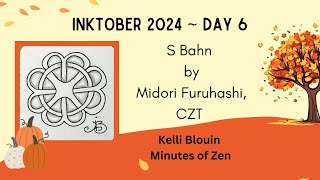 Inktober 2024  Zentangle©  Day 6  S Bahn [upl. by Aiel944]