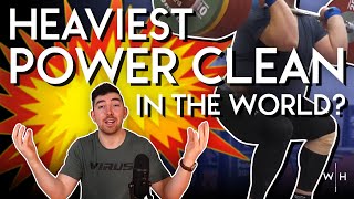 The Heaviest Power Cleans of AllTime  19962021 [upl. by Selrhc283]