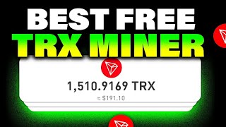 Best TRX Mining Website 2024  New Trx Earning App  New TRON Mining Site [upl. by Magee]