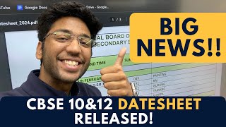 Class 10th and Class 12th DATESHEET Released  Official Website 🔥 [upl. by Hassin]