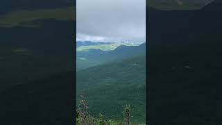 Great view but windy Appalachian Trail thru Hike 2024 shorts hiking appalachianmountains [upl. by Nehepts]