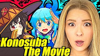 Couple Reacts To KONOSUBA THE MOVIE For The First Time The Legend Of Crimson Supercut [upl. by Ainyt194]