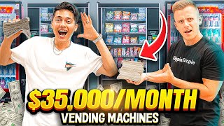 He Makes 35000 Per Month Working 3 Days a Week  Vending Machines [upl. by Tyson]