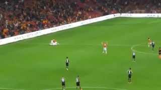 Wesley Sneijder fb ye attığı gol 1 Gol Tribün Çekimi [upl. by Norrehs]