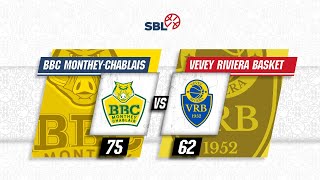 BBC MontheyChablais vs Vevey Riviera Basket  Game Highlights [upl. by Ajiam]