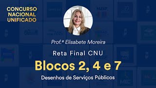 Reta Final CNU  Blocos 2 4 e 7  Desenhos de Serviços Públicos  Prof Elisabete Moreira [upl. by Naleag]