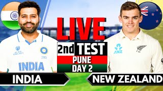 India vs New Zealand 2nd Test Day 2  IND vs NZ Live Match  Live Cricket Match Today Session 3 [upl. by Gregg]