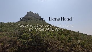 Cape Town  Lions Head with view to Table Mountain [upl. by Enirroc]