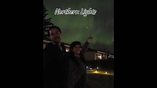 Magical Northern Lights in Calgary northernlights auroraborealis shorts aurora [upl. by Ateekahs]