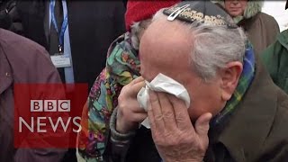 Auschwitz survivors reunited 70 years on [upl. by Nahsrad793]