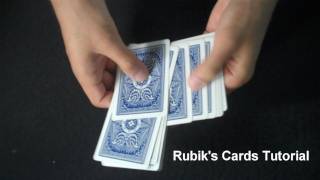 Easy Card Trick Rubiks Cards Tutorial [upl. by Nerehs836]