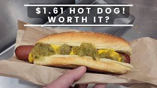 161 COSTCO Hot Dog Review  NYC Hot Dog Stands [upl. by Alegnaoj]