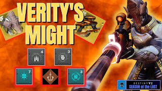 VERITYS MIGHT PvE Warlock Build Destiny 2 Vex Mythoclast Veritys Brow Font of Might [upl. by Villada]