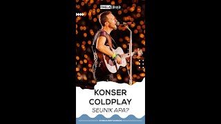 Konser Coldplay Pake Panel Surya [upl. by Eki]