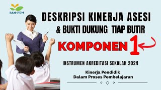 Cara Memahami Komponen 1Indikator dan Bukti Pendukung Visitasi Akreditasi Sekolah 2024 [upl. by Novyart628]