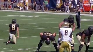 Wake Forest Kicker Forgets to Kick  2018 CFB Highlights [upl. by Fenton]