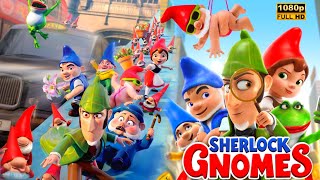 Sherlock Gnomes 2018 Movie  Animation Comedy  Johnny Depp Emily  Full Movie Review amp Facts [upl. by Noynek652]