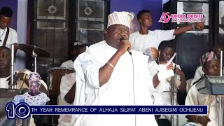 HARUNA ISHOLA PERFORMANCE AT 10TH YEAR REMEMRANCE OF ALHAJA SILIFAT ABENI AJISEGIRI OCHIJENU [upl. by Lundin]