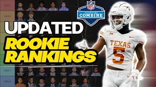 All Rookie Rankings amp Tiers  2024 Dynasty Football [upl. by Aryhs]