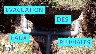 Évacuation des eaux pluviales du toit et de la terrasse [upl. by Ikcir]