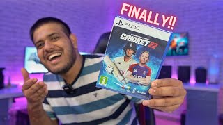 CRICKET 22 PS5  UNBOXING INSTALLATION amp GAMEPLAY 😍 [upl. by Borries]