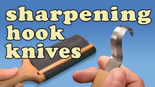 Quick Guide to Sharpening Hook Knives and Spoon Carving Knives [upl. by Halpern]