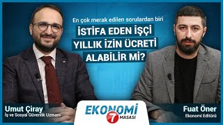 İstifa eden işçi yıllık izin ücreti alabilir mi [upl. by Whitman]