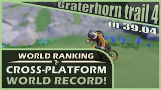 Graterhorn trail 4 in 3904  Former World Record  Lonely Mountains Downhill Speedrun [upl. by Adiene]