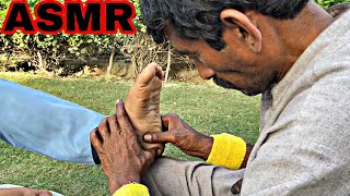 ASMR  FEET  LEG MASSAGE BY MULLA KHADIM  RELAXE YOUR FEET  RELEASE YOUR TIREDNESS [upl. by Rehtnug387]