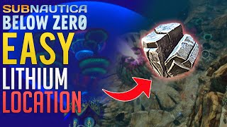 Where to find LITHIUM  Subnautica Below Zero guide [upl. by Muscolo21]