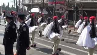 Ευζωνες Παρελαση 25ης Μαρτιου 2012 Evzones parade 25312 [upl. by Lucrece]