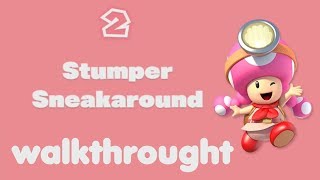 Captain Toad Episode 2 level 2 Stumper Sneak Around full walkthrought Switch [upl. by Sirron]