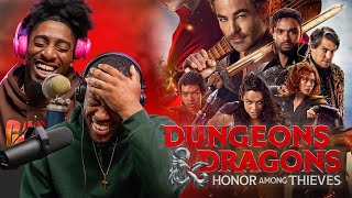 Dungeons amp Dragons Honor Among Thieves  First Time MOVIE REACTION HILARIOUS [upl. by Ynaffet]