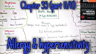 Allergy and hypersensitivity  chapter 35 part 11 Guyton and Hall text book of physiology [upl. by Latsyrk]