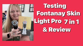 Fontanay Skin Lightpro 7in1 test and review fontanayskin skincare skincareroutine [upl. by Connett650]